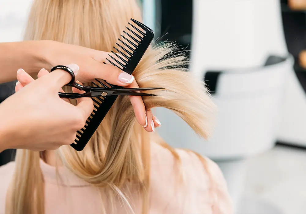 Friseur-Salon Haarkonzept